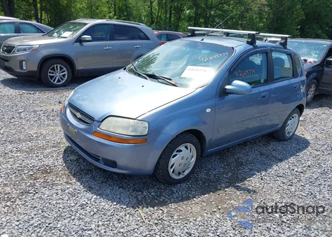 2006 Chevrolet Aveo Ls из США, поврежденный, VIN KL1TD666X6B567451